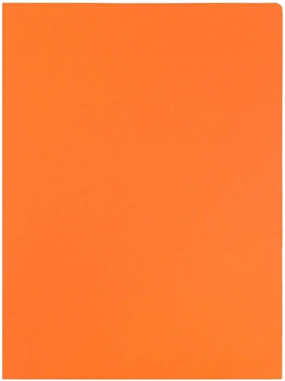 LUXPaper 9" x 12" Presentation Folders | Two Pocket | Mandarin Orange | 100lb. - Image 5