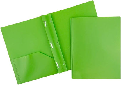 JAM PAPER Plastic Color POP Folders by JAMPaper