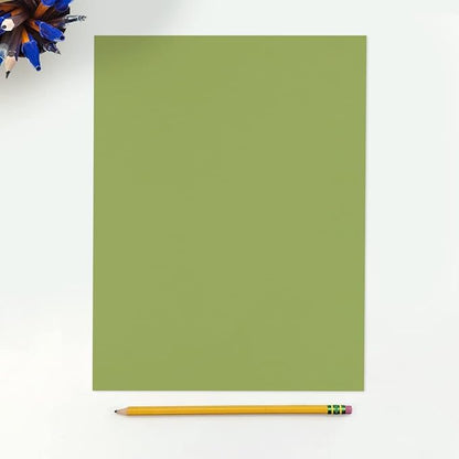 LUXPaper 8.5" x 11" Paper | Letter Size | Avocado Green | 70lb. Text | 250 Qty - Image 3