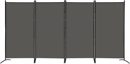 MAYOLIAH 4 Panel Privacy Screen Room Dividers 6FT Tall Portable Office Wall by MayoliahHome