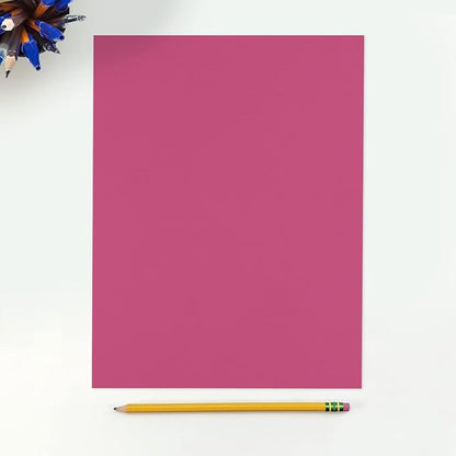 LUXPaper 8.5" x 11" Paper | Letter Size | Magenta Pink | 80lb. Text | 250 Qty - Image 3