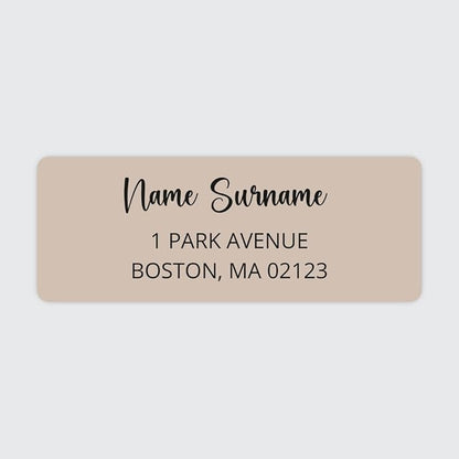 Dotty about Paper Personalized Beige Colorblock by DottyAboutPaper
