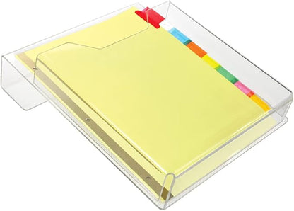 Clear Acrylic Cubicle Sign Holder, Name Plates, & File Holders - Image 3