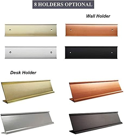 2" x 10" Custom Engraved Name Plate Personalized Office Nameplates - Image 4
