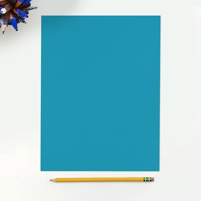 LUXPaper 8.5" x 11" Paper | Letter Size | Bright Blue | 60lb. Text | 50 Qty - Image 3