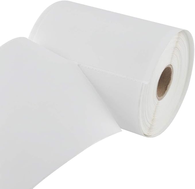 L LIKED 4000 Count 4" x 6" Direct Blank Thermal Shipping Labels - Image 3