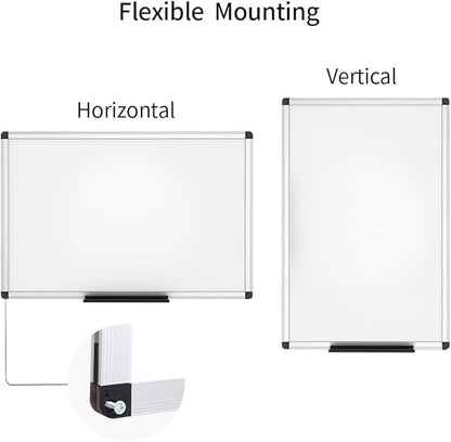 VIZ-PRO Magnetic Dry Erase Board, 48 X 24 Inches, 3 Pack - Image 3