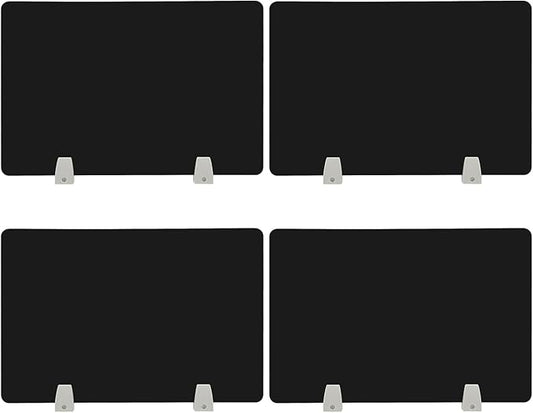 4PCS Desk Dividers Office Partitions, Privacy Desk Panel Protective, Frosted by TFCFL
