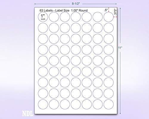 NextDayLabels - Pack of 100 Sheets, 8-1/2 x 11 Fluorescent Labels - Image 2