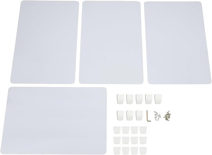 4PCS Desk Dividers Office Partitions, Privacy Desk Panel Protective, Acrylic - Image 9