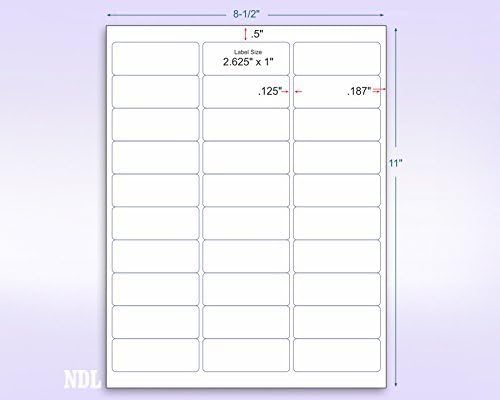 8-1/2 x 11 Neon Color High Light Fluorescent Labels - Image 2