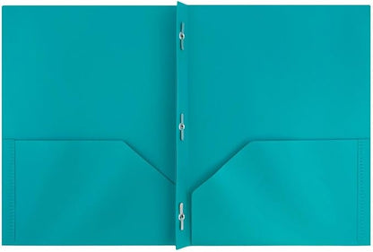 JAM PAPER Plastic Color Pop Folders - Image 2