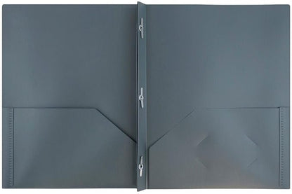 JAM PAPER Plastic Color Pop Folders - Image 2