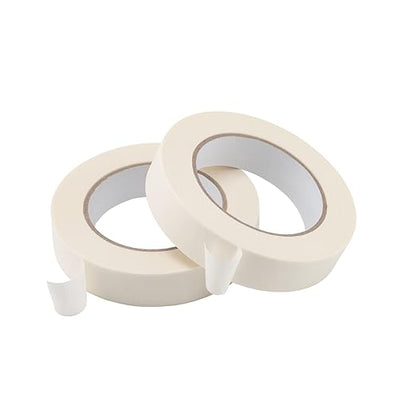 Lichamp Masking Tape 1 inch, 3 Pack General Purpose Beige White Masking Tape - Image 5