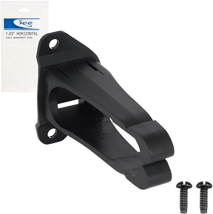 ICC 1.25” Plastic Cable Management Ring, Horizontal, Rack or Wall Mount by ICC