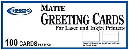 TST Greeting Cards 8.5x11, 96 bright, 100 Cards per pack - Image 3
