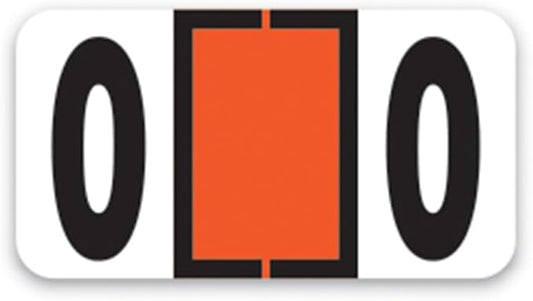 File Right Number Labels Roll – Color-Coded Numeric Filing Labels, 1-5/8" × by Unknown