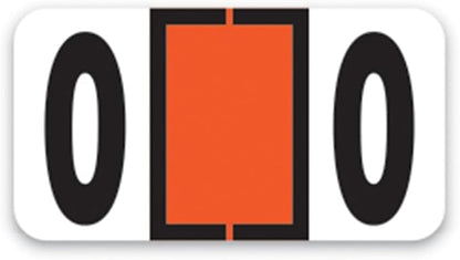 File Right Number Labels Roll – Color-Coded Numeric Filing Labels, 1-5/8" × by Unknown