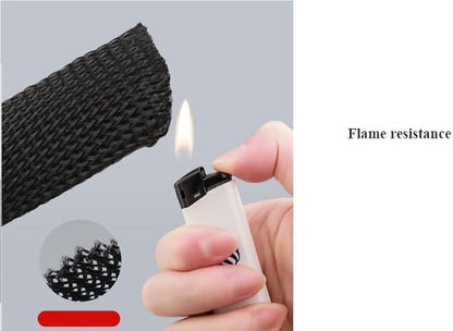 10ft - 1/4 inch Cord Protector Wire Loom Tubing Cable Sleeve Split Sleeve - Image 6