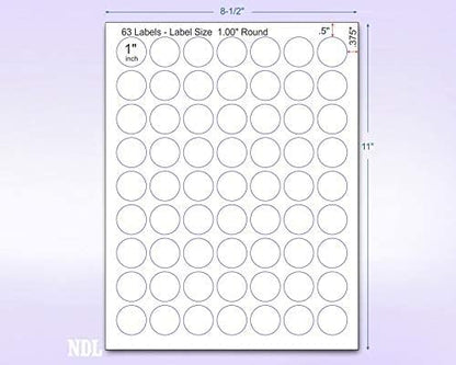 Pack of 50 Sheets, 8-1/2 x 11" Fluorescent Labels - Image 3