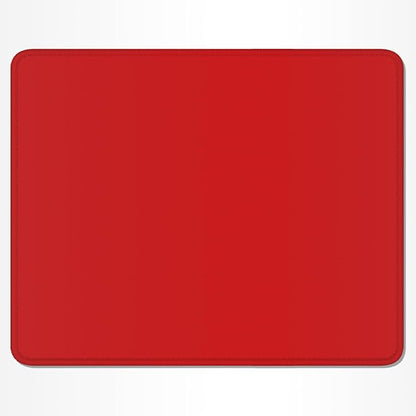 Auhoahsil Red Mouse Pad, 12 x 10 Inch Square Mousepad, 3mm Thick Rubber Mouse by Auhoahsil