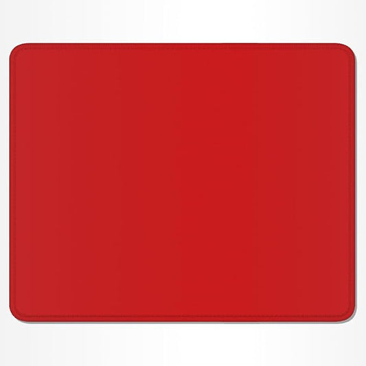 Auhoahsil Red Mouse Pad, 12 x 10 Inch Square Mousepad, 3mm Thick Rubber Mouse by Auhoahsil