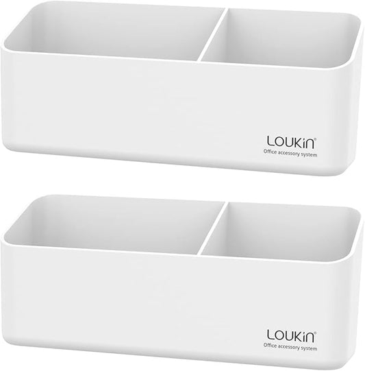 loukin Magnetic and Adhesive Marker Holder, Dry Erase Accessory Tray, Magnetic by LOUKIN
