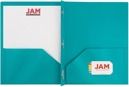 JAM PAPER Plastic Color POP Folders - Image 4