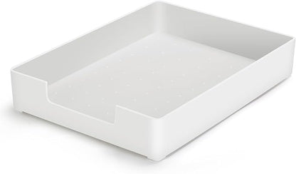 AZFUNN Letter-Size Tray Desk Letter Tray Paper Tray, Sturdy Heavy-Duty Plastic by AZFUNN