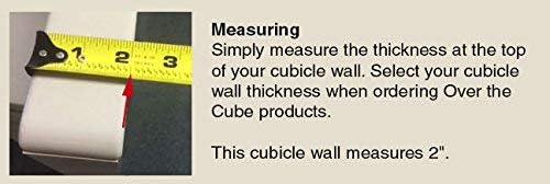 Over the Cube The Original Quality Aluminum, Changeable Cubicle Nameplate Holder - Image 5