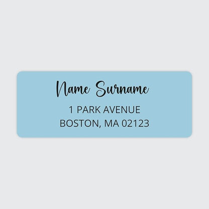 Dotty about Paper Personalized Sky Blue Colorblock by DottyAboutPaper