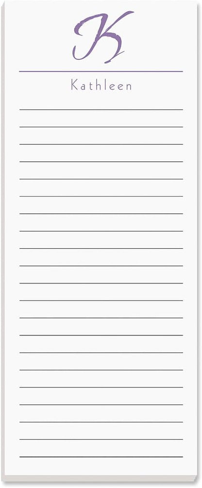Current Personalized Name & Initial Notepad Set – Set of 3, 30-Sheet Pads - Image 5