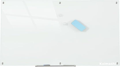 Glass Whiteboard Magnetic Dry Erase Board 6' x 3', Large Frameless Glass White - Image 6