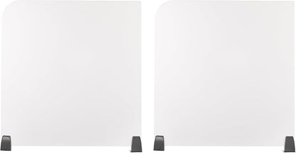 KONKENIE Acrylic Office Privacy Partition Indoor Desk Divider Guard Rectangle by KONKENIE