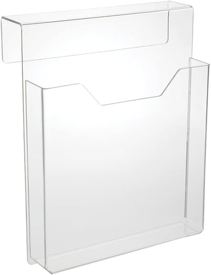 Deluxe Clear Acrylic Cubicle Sign Holder, Name Plates, & File Holders - Image 2