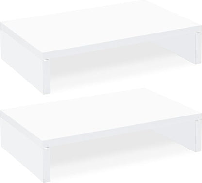 TEAMIX White Monitor Stand Riser by TEAMIX