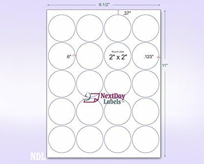 NextDayLabels - 8-1/2 x 11 Neon Color High Light Fluorescent Labels - Image 2