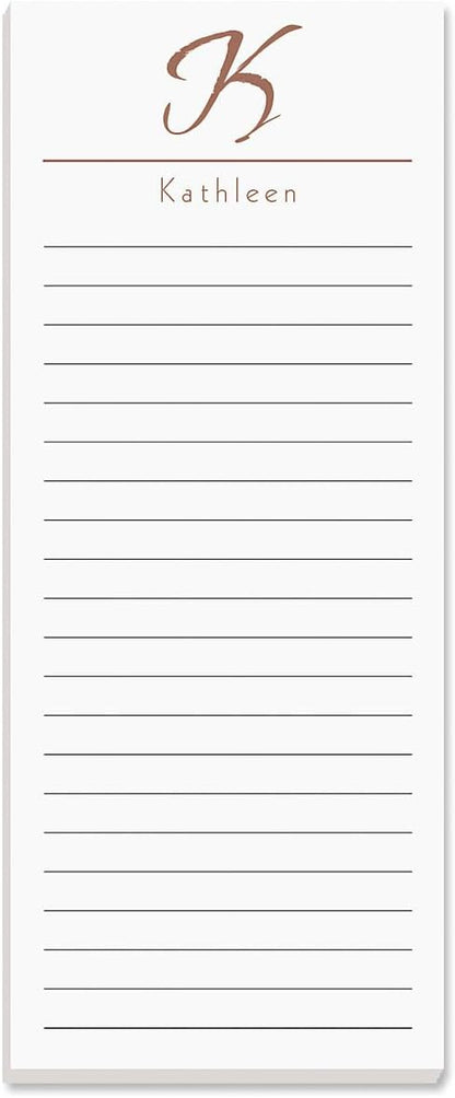 Current Personalized Name & Initial Notepad Set – Set of 3, 30-Sheet Pads - Image 6