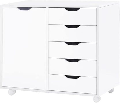 Naomi Home Amy 5-Drawer Craft & Office Storage Cabinet - Image 5