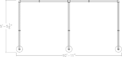 2 Person Workstation Wall Partition | Powered Cubicle Workstations | Privacy - Image 2