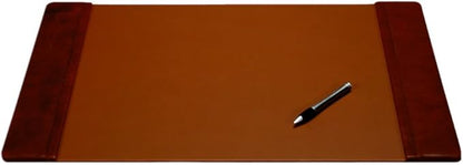 DACASSO Leather Desk Pad with Side Rails by Dacasso