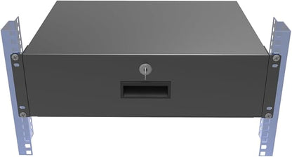 QiaoYoubang 3U Server Cabinet Case 19 Inch Rack Mount Lockable Drawer - Image 2