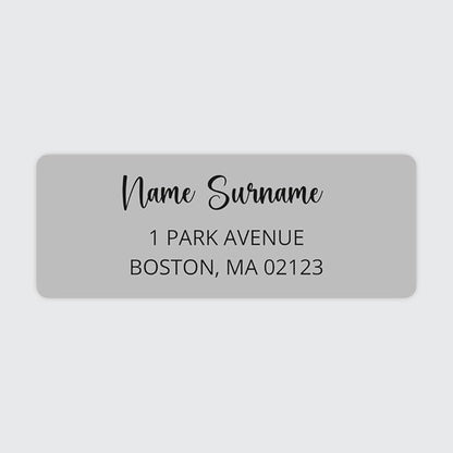 Dotty about Paper Personalized Grey Colorblock by DottyAboutPaper