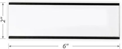 SmartSign Magnetic 'C' Channel Label Holders | 2" x 6" - Image 4