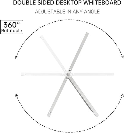 Small Magnetic Desktop White Board – 12 x 12 inches Mini Portable Dry Erase - Image 6
