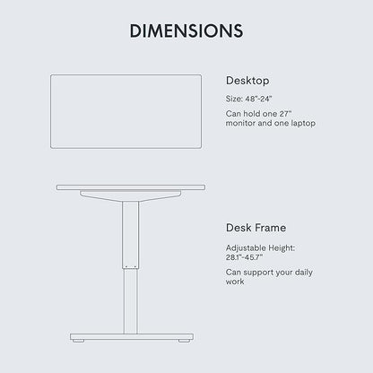 FLEXISPOT EN1 One-Piece Standing Desk - Image 5