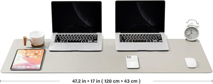 Large Desk Mat - 47.2"x 17" Non-Slip PU Desk Pad - Image 2