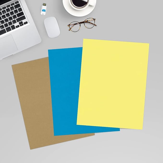 LUXPaper 8.5" x 11" Paper | Letter Size | Pastel Canary Yellow | 60lb. Text | 1 - Image 6