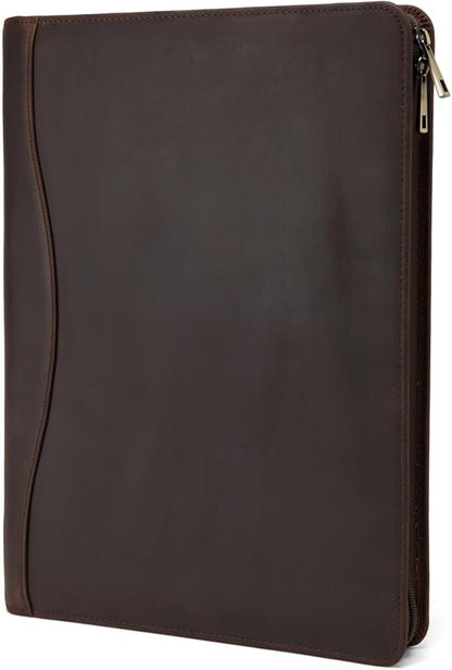 Geslun Genuine Leather Portfolio, Legal Size 8.5 x 14 Pad Holder, Business - Image 4