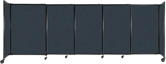 Versare Straightwall Sliding Portable Wall Partition | Freestanding Office by VERSARE